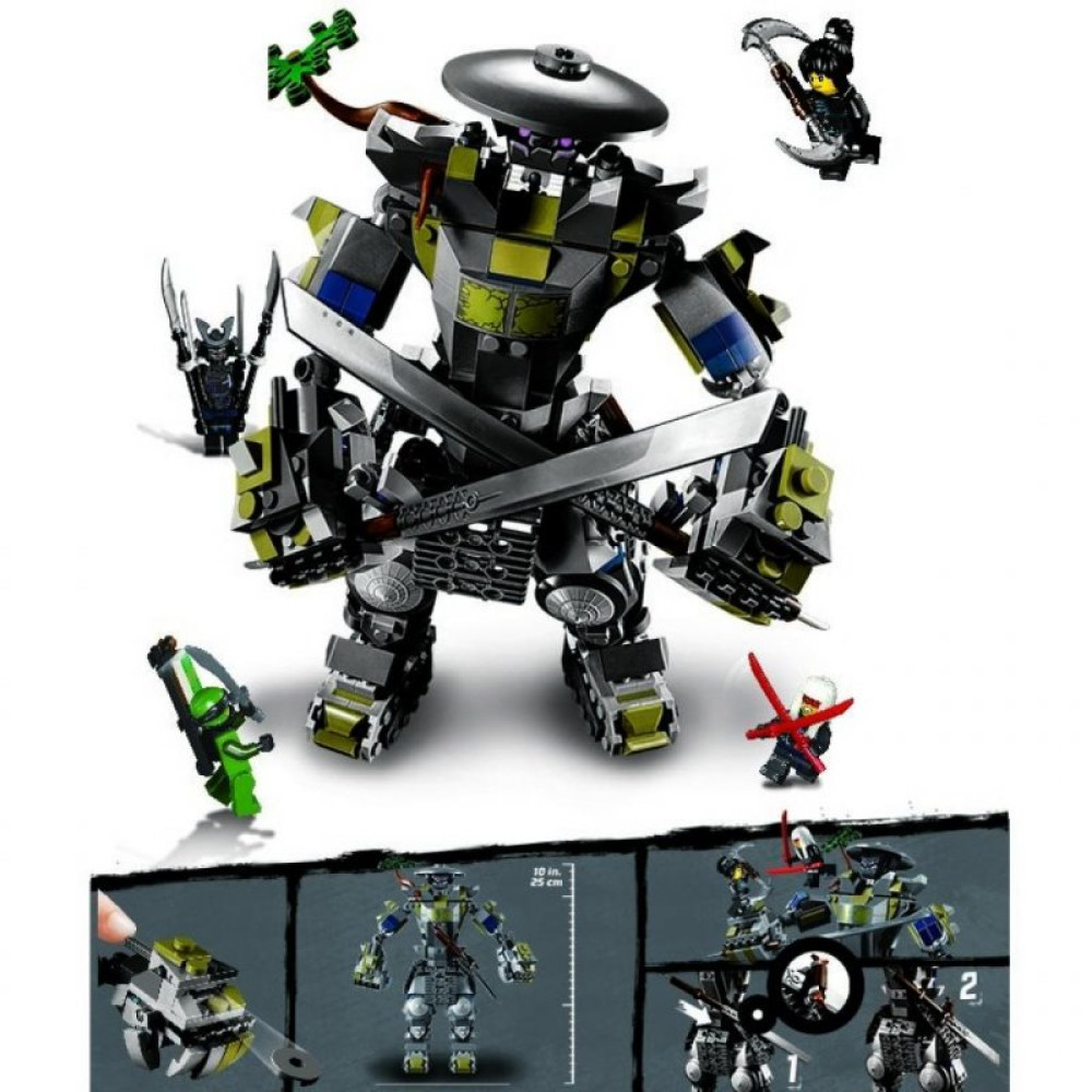 Конструктор Jvtoy Герои ниндзя: Битва с Титаном Они (16017) Конструктор Jvtoy Герои ниндзя: Битва с Титаном Они (16017)