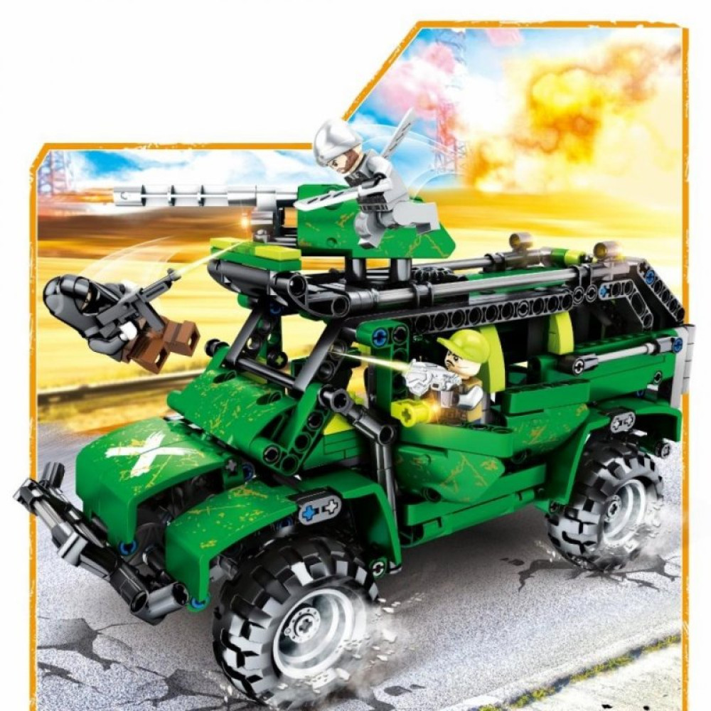 Конструктор Jvtoy Прекрасный город: Вооруженное противостояние (24007)