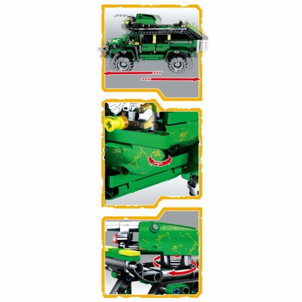 Конструктор Jvtoy Прекрасный город: Вооруженное противостояние (24007)