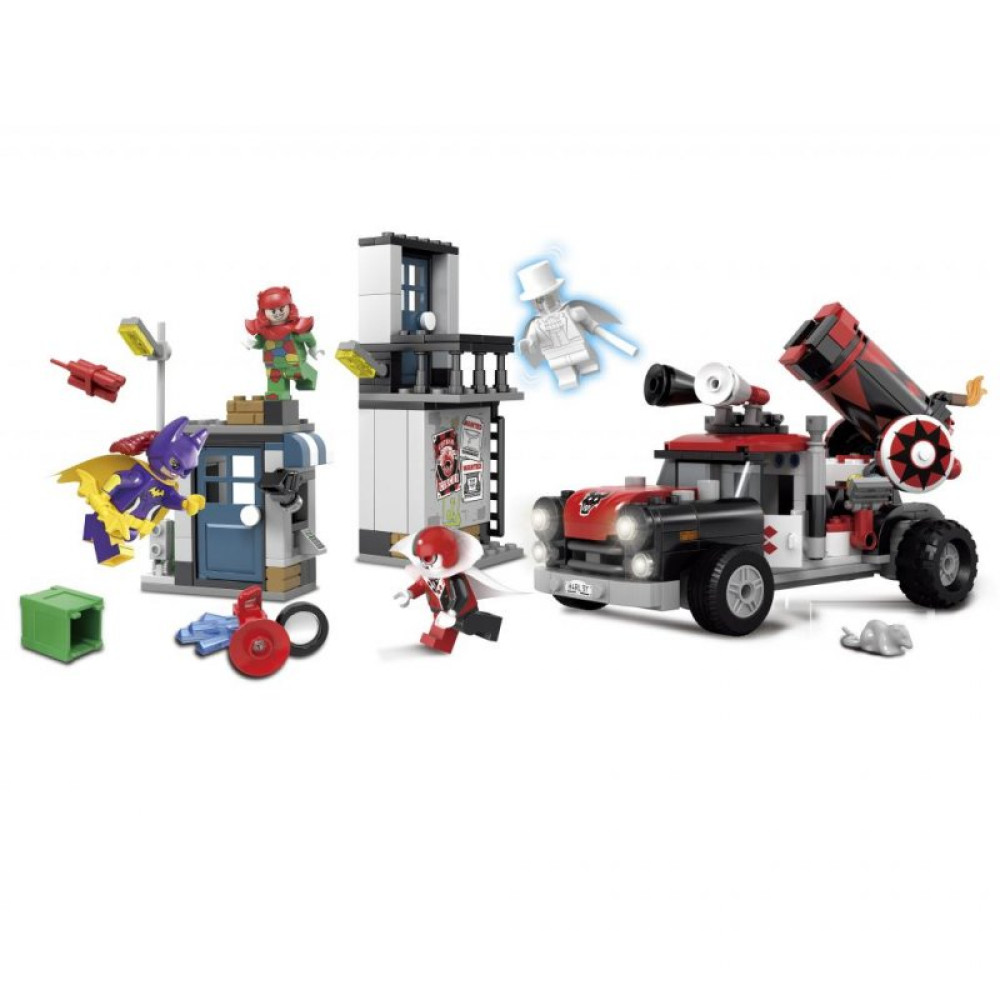 Конструктор Jvtoy Bat Heroes: Гарматная атака неистовой Харлин (13006) Конструктор Jvtoy Bat Heroes: Гарматная атака неистовой Харлин (13006)