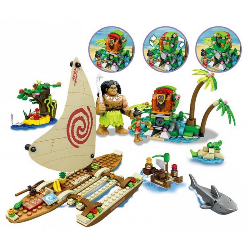 Конструктор Jvtoy Морська подорож Моани (15004)