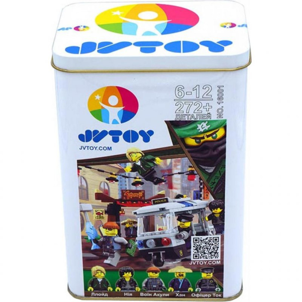 Конструктор Jvtoy Герои ниндзя: Ограбление киоска (16001) Конструктор Jvtoy Герои ниндзя: Ограбление киоска (16001)