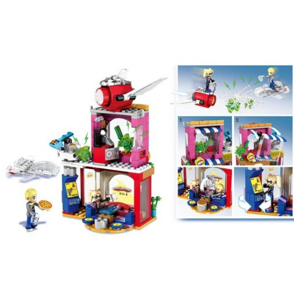 Конструктор Jvtoy Чудо-девочки: Помощь Харли Квин (12002)