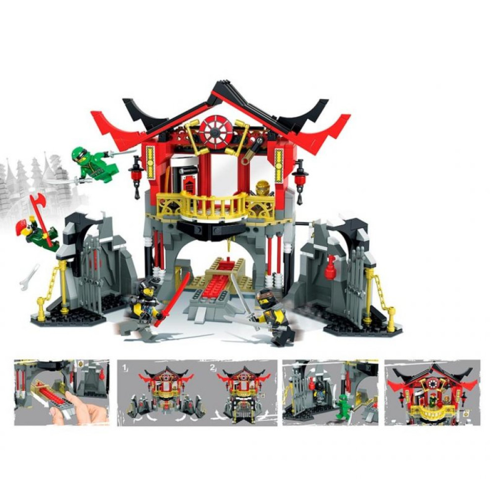 Конструктор Jvtoy Герои ниндзя: Храм воскресения (16009) Конструктор Jvtoy Герои ниндзя: Храм воскресения (16009)