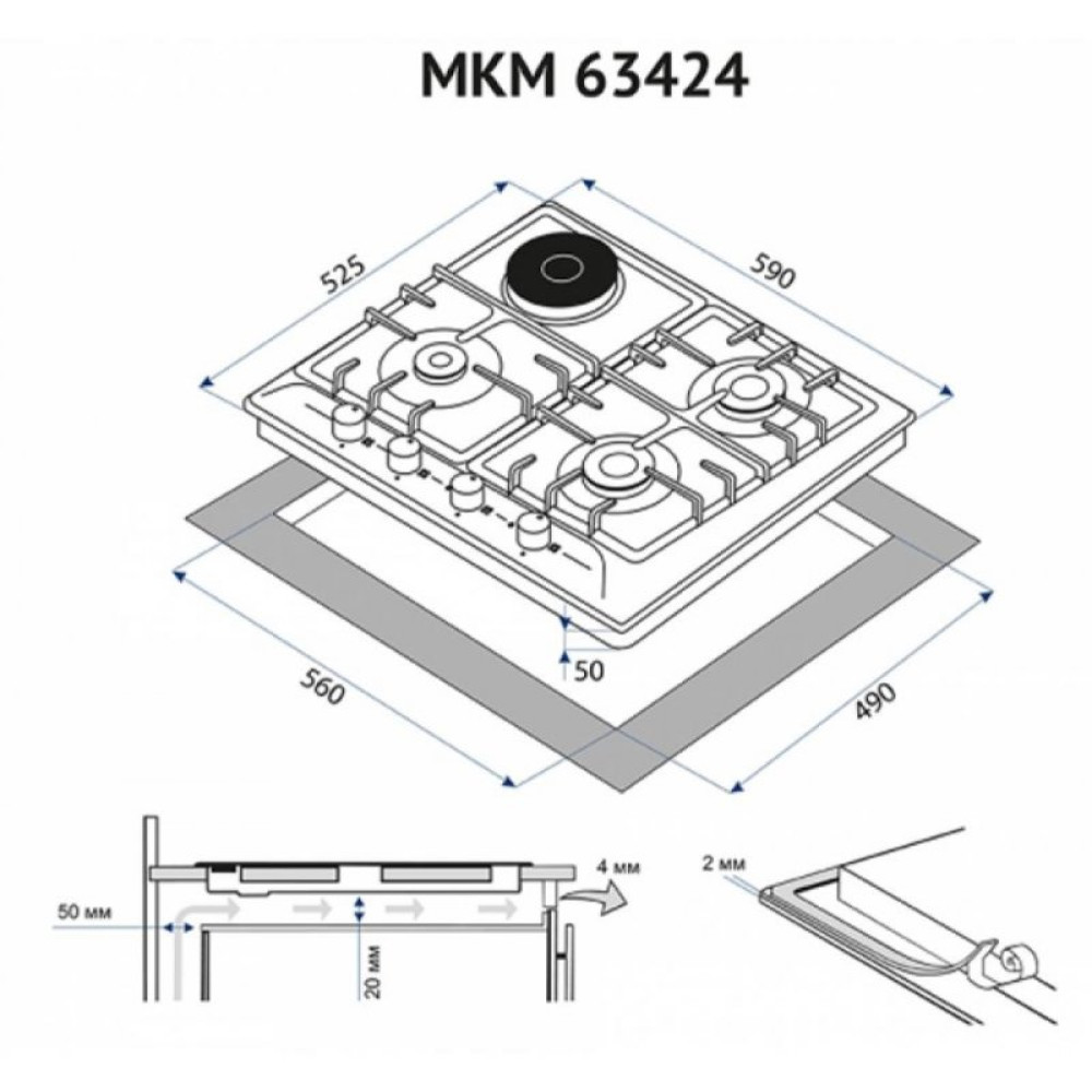 Варочная поверхность MINOLA MKM 63424 I