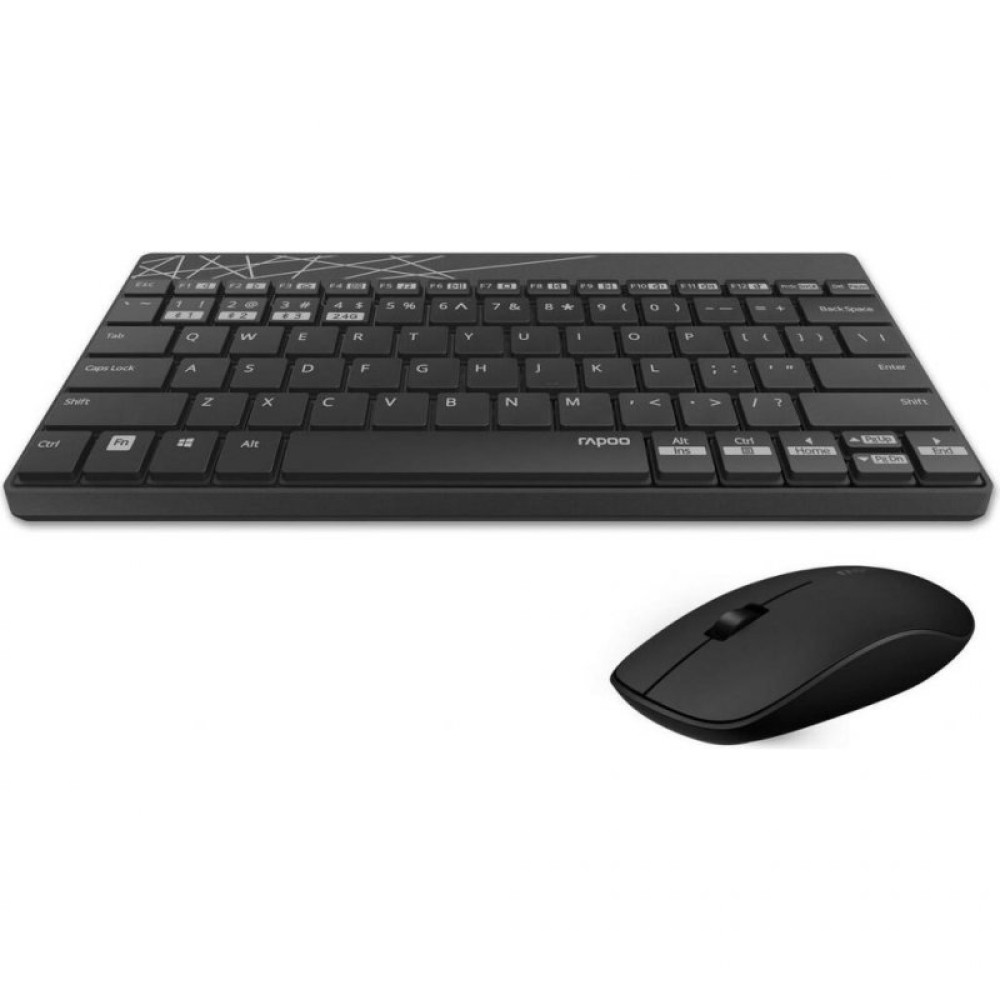 Комплект Rapoo 8000M Black