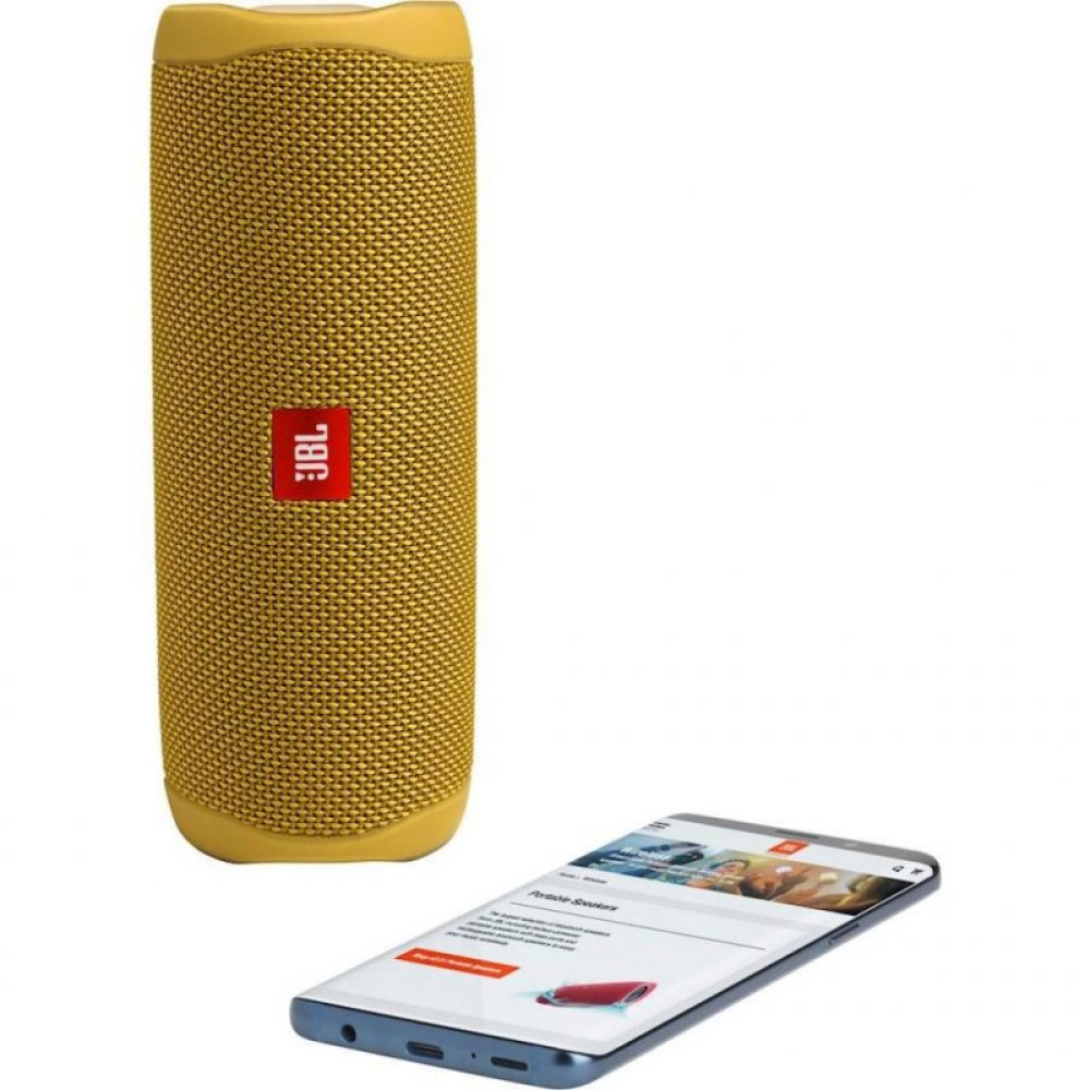 Акустическая система JBL Flip 5 Yellow (JBLFLIP5YEL)