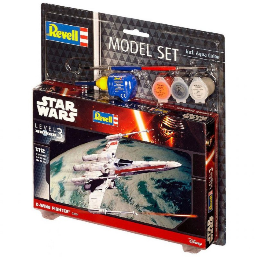 Сборная модель Revell Звездный истребитель X-крыл уровень 3, 1:112 (RVL-63601) Сборная модель Revell Звездный истребитель X-крыл уровень 3, 1:112 (RVL-63601)