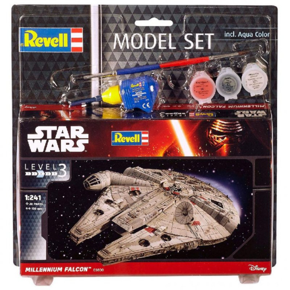 Сборная модель Revell Космический корабль Тысячелетний Сокол уровень 3, 1:241 (RVL-63600) Сборная модель Revell Космический корабль Тысячелетний Сокол уровень 3, 1:241 (RVL-63600)