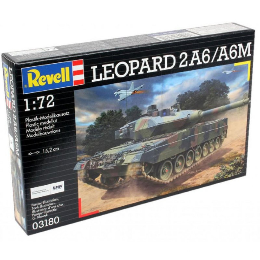 Сборная модель Revell Танк Леопард 2 уровень 4, 1:72 (RVL-03180) Сборная модель Revell Танк Леопард 2 уровень 4, 1:72 (RVL-03180)