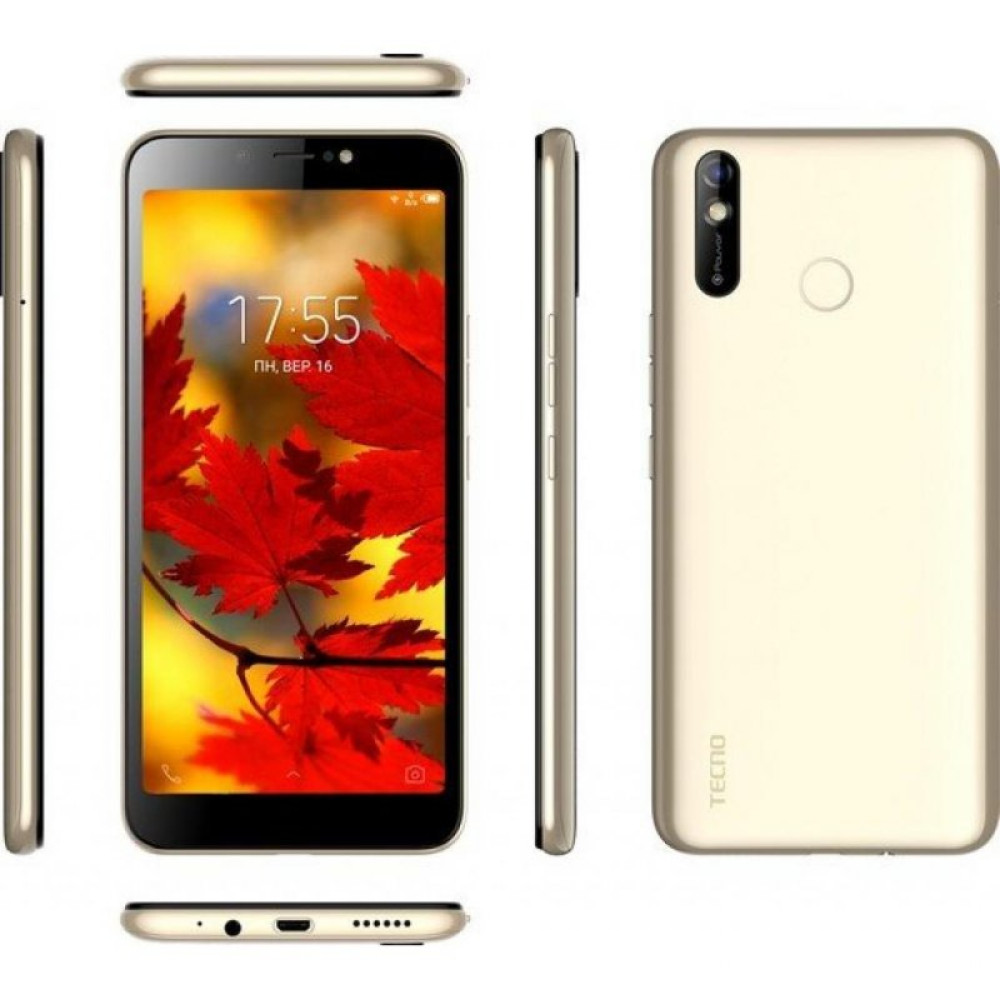 Мобильный телефон TECNO LC6a (Pouvoir 3 Air 1/16Gb) Champagne Gold (4895180748479)