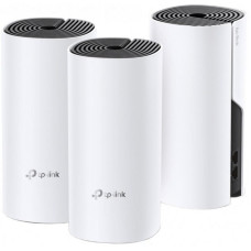 Точка доступа Wi-Fi TP-Link DECO E4 3 pcs AC1200, 2xFE LAN/WAN, MESH, MU-MIMO, Beamformi (DECO-E4-3-PACK)