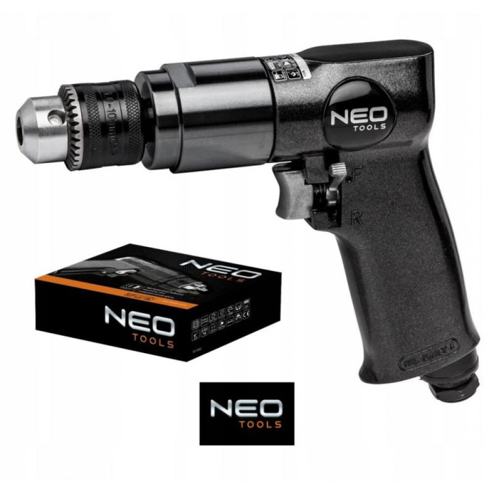 Дриль Neo Tools пневматическая, 10 mm (12-030)