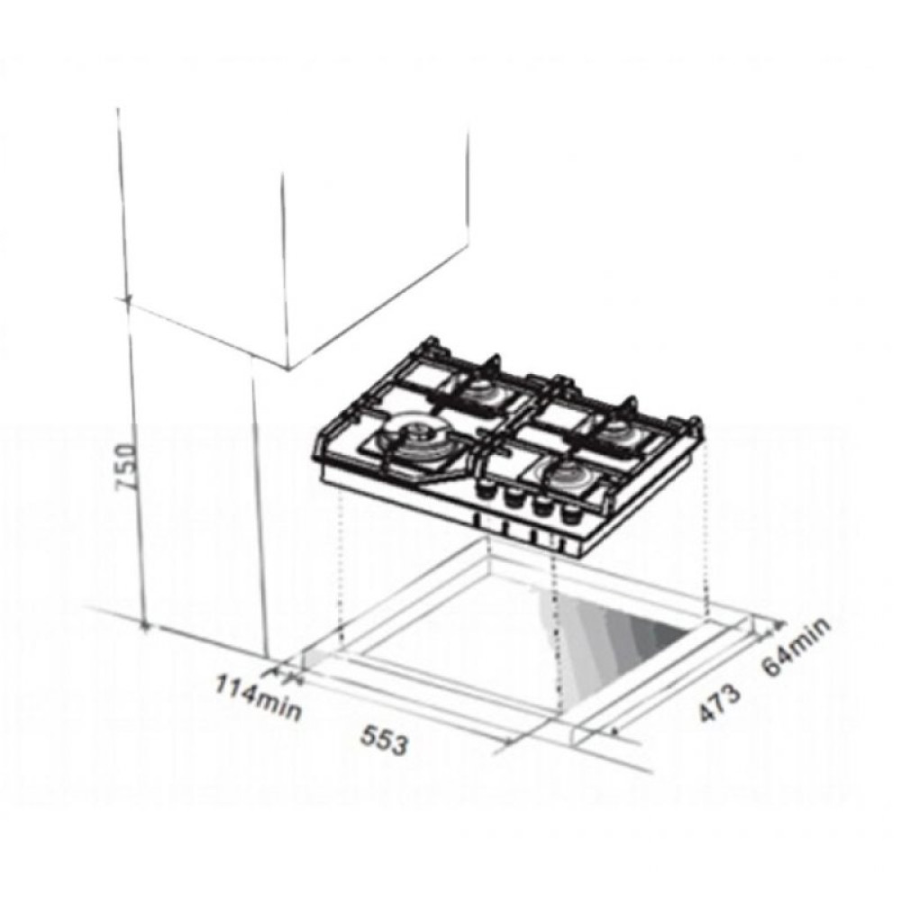 Варочна поверхня Liberty PG6141G-B (810) (PG6141G-B(810))