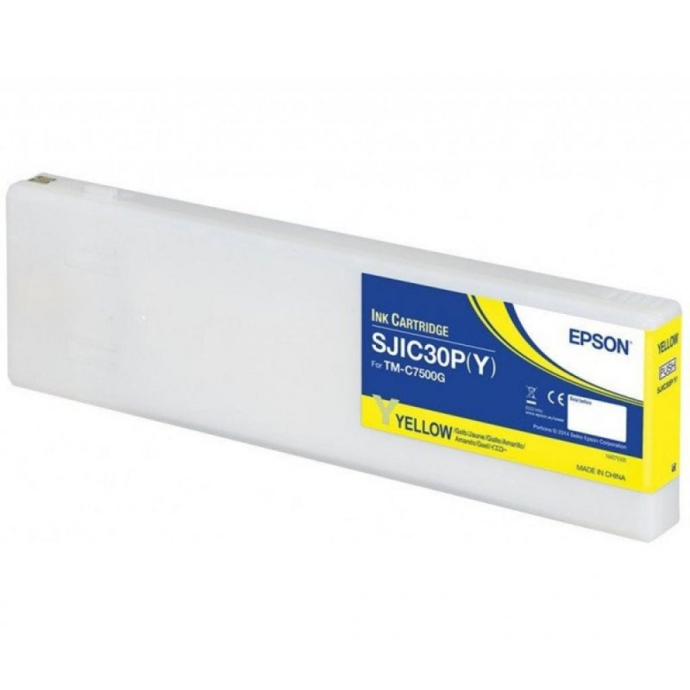 Картридж EPSON SJIC30 для ColorWorks C7500G Yellow (C33S020642)