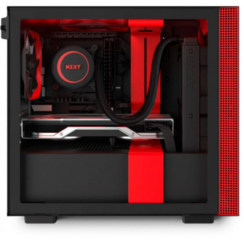 Корпус NZXT H210 Black/Red (CA-H210B-BR)