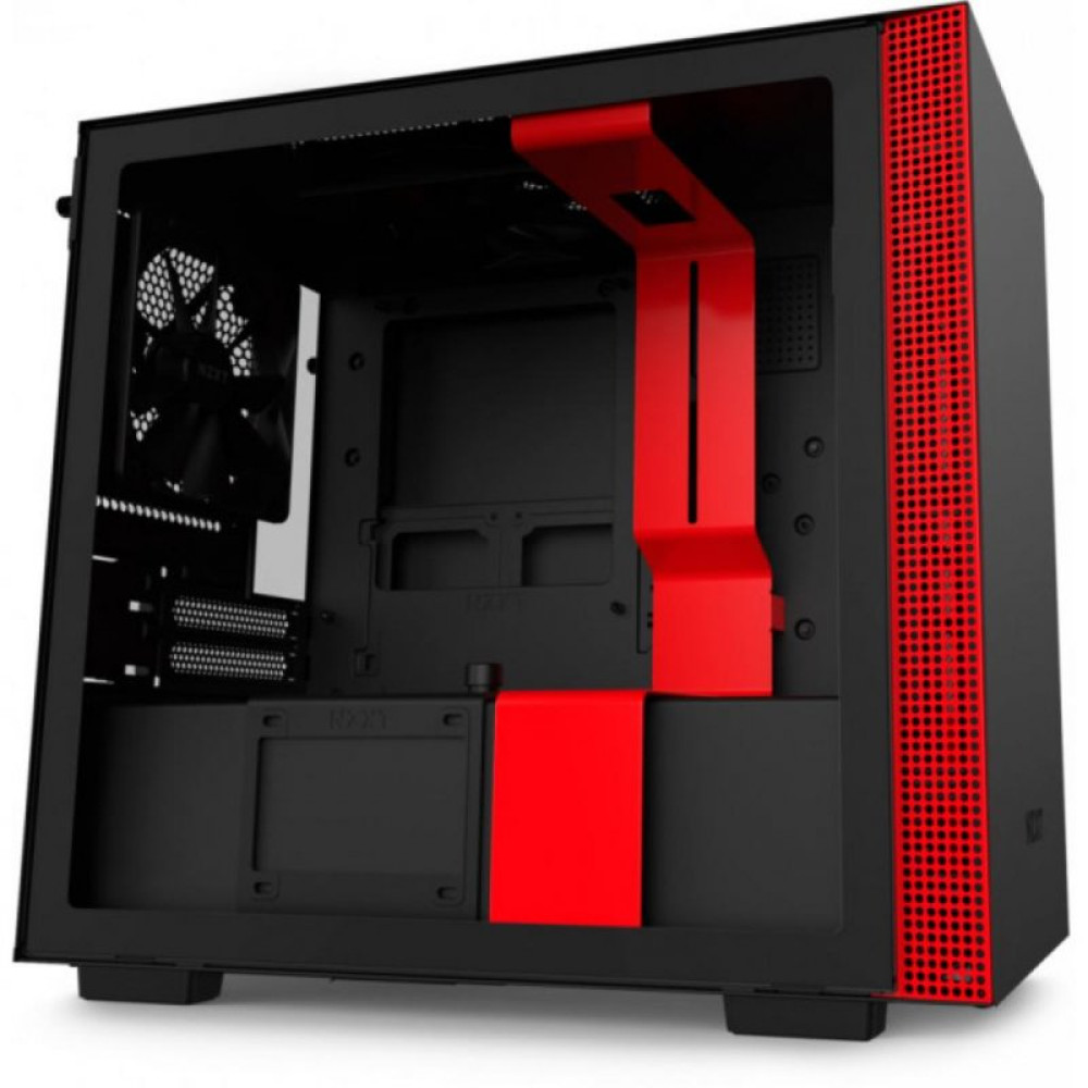 Корпус NZXT H210 Black/Red (CA-H210B-BR)