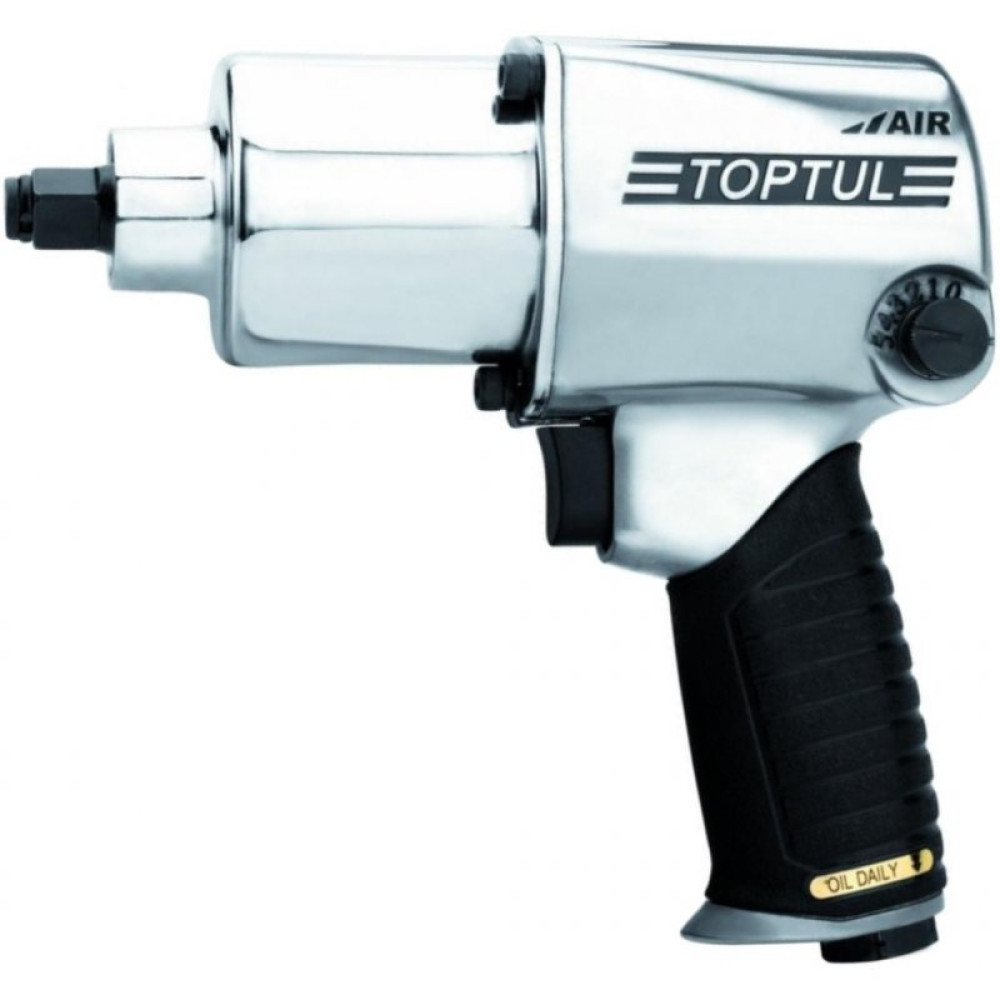 Гайковерт TOPTUL пневматический 1/2" с набором головок 27ед. (GDAI2703)