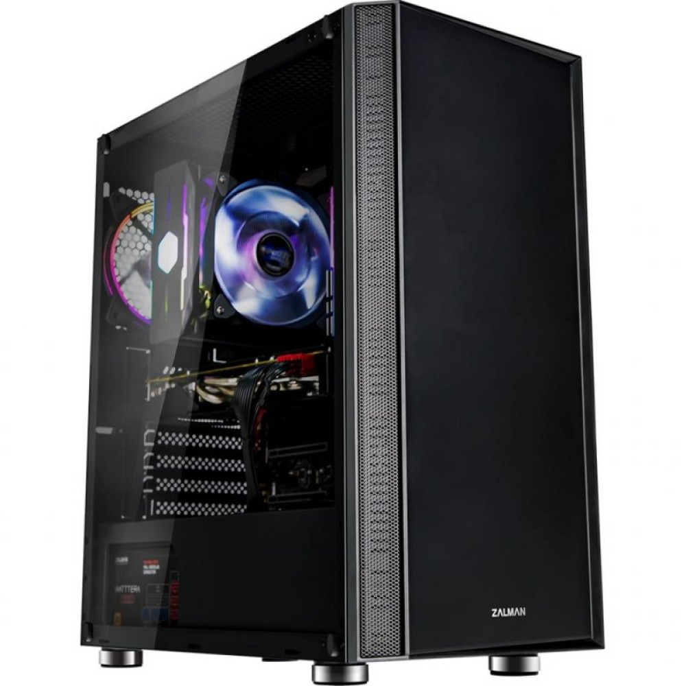 Корпус Zalman R2 Black RGB Glass