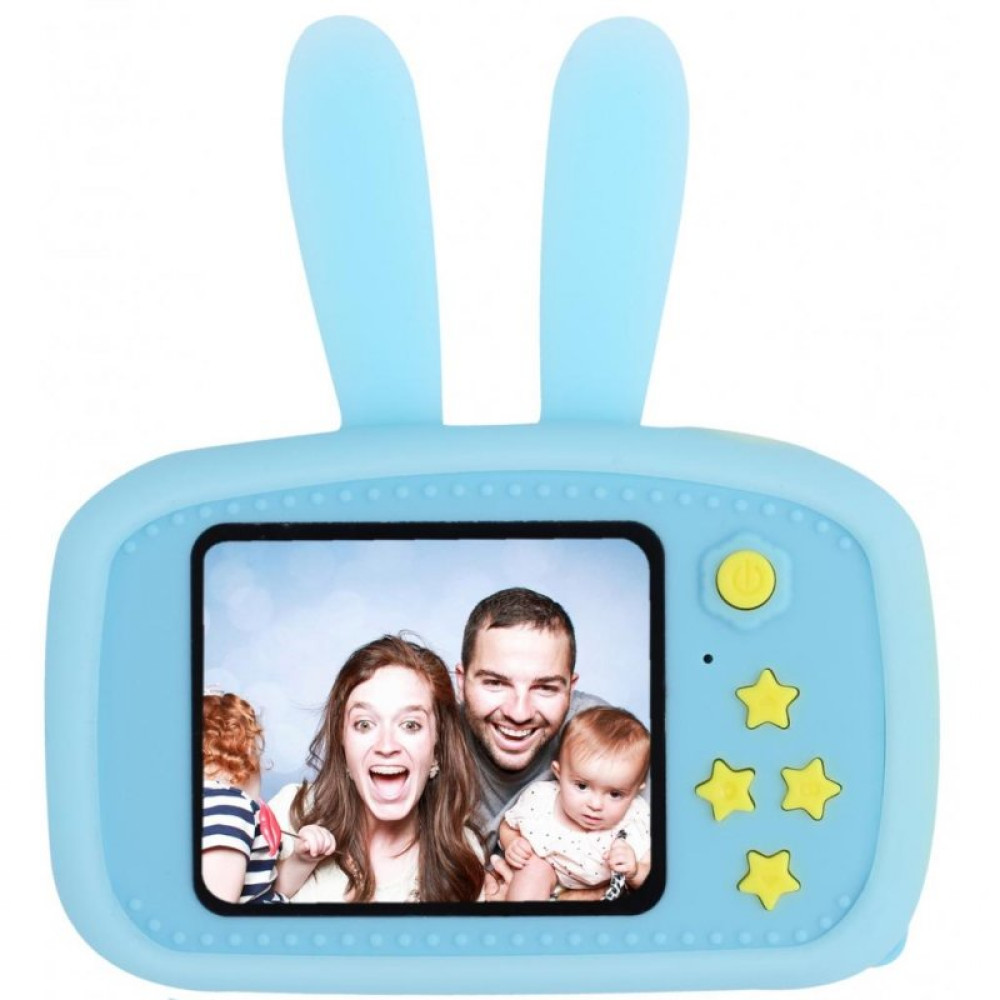 Інтерактивна іграшка XoKo Rabbit Цифровий дитячий фотоапарат блакитний (KVR-010-BL)