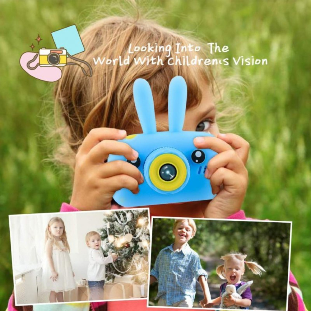 Інтерактивна іграшка XoKo Rabbit Цифровий дитячий фотоапарат блакитний (KVR-010-BL)