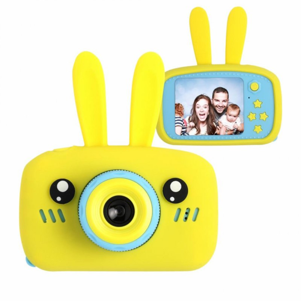 Інтерактивна іграшка XoKo Rabbit Цифровий дитячий фотоапарат жовтий (KVR-010-YL)