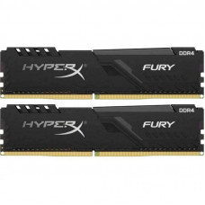 Модуль памяти для компьютера DDR4 32GB (2x16GB) 2666 MHz Fury Black Kingston Fury (ex.HyperX) (HX426C16FB4K2/32)