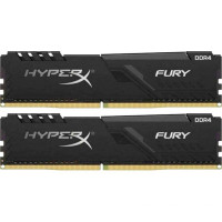 Модуль пам'яті для комп'ютера DDR4 64GB (2x32GB) 3600 MHz Fury Black Kingston Fury (ex.HyperX) (HX436C18FB3K2/64)