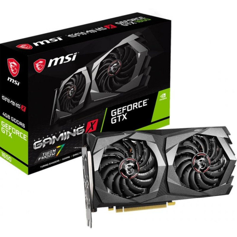 Відеокарта MSI GeForce GTX1650 4096Mb D6 GAMING X (GTX 1650 D6 GAMING X)