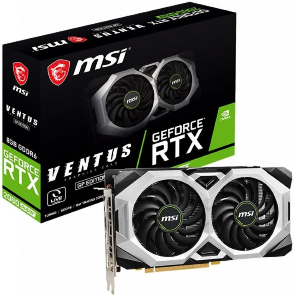 Видеокарта MSI GeForce RTX2060 SUPER 8192Mb VENTUS GP (RTX 2060 SUPER VENTUS GP)