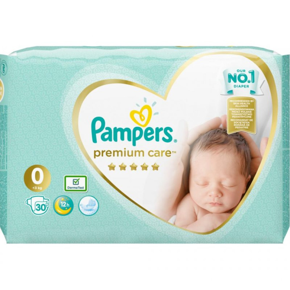 Подгузник Pampers Premium Care Micro Размер 0 (<3 кг) 30 шт (4015400536857) Подгузник Pampers Premium Care Micro Размер 0 (<3 кг) 30 шт (4015400536857)