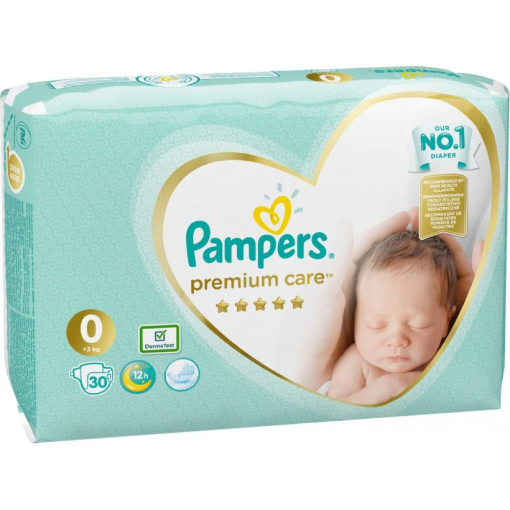 Подгузник Pampers Premium Care Micro Размер 0 (<3 кг) 30 шт (4015400536857) Подгузник Pampers Premium Care Micro Размер 0 (<3 кг) 30 шт (4015400536857)
