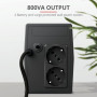 Источник бесперебойного питания Trust UPS Paxxon 800VA UPS 2 Outlets (23503_TRUST)