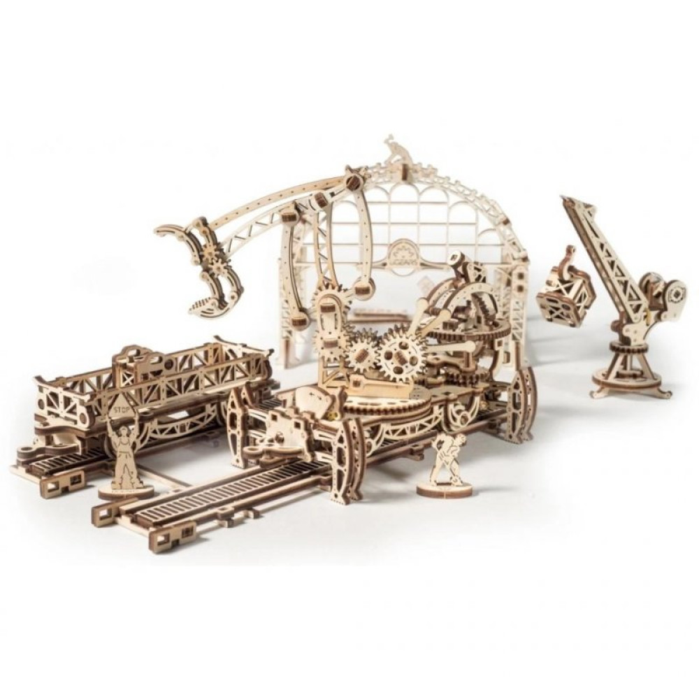 Конструктор Ugears механический Манипулятор на рельсах (70032) Конструктор Ugears механический Манипулятор на рельсах (70032)