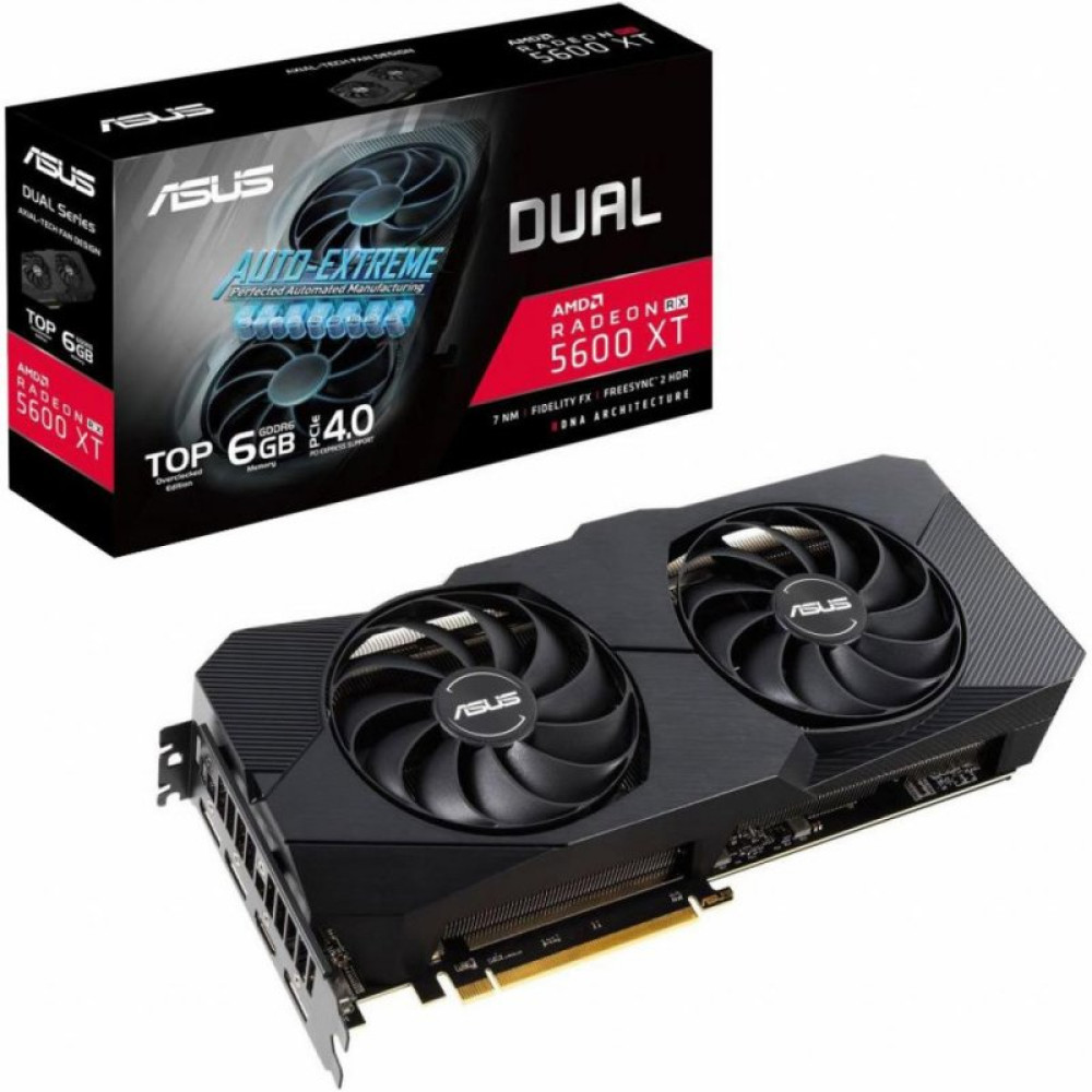 Відеокарта ASUS Radeon RX 5600 XT 6144Mb DUAL TOP EVO (DUAL-RX5600XT-T6G-EVO)
