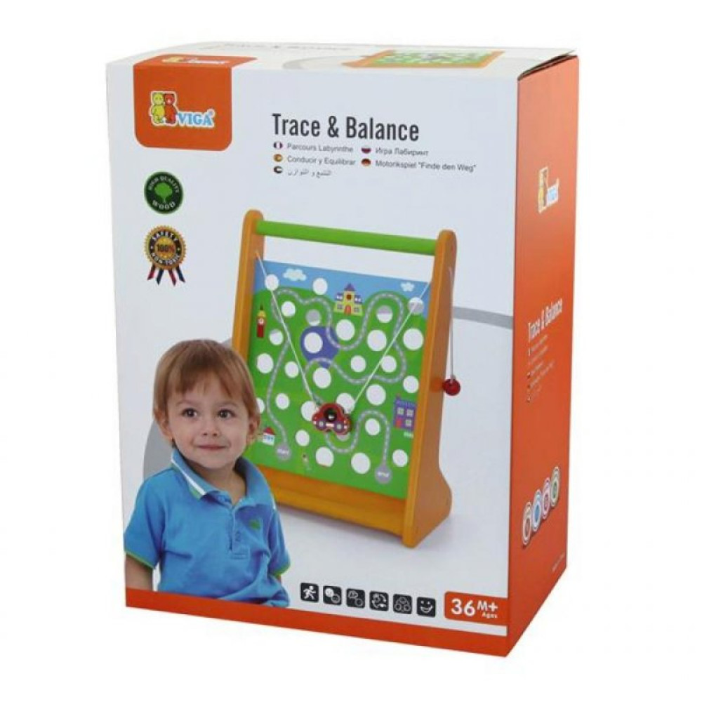 Настільна гра Viga Toys Машинка в дорозі (50664)