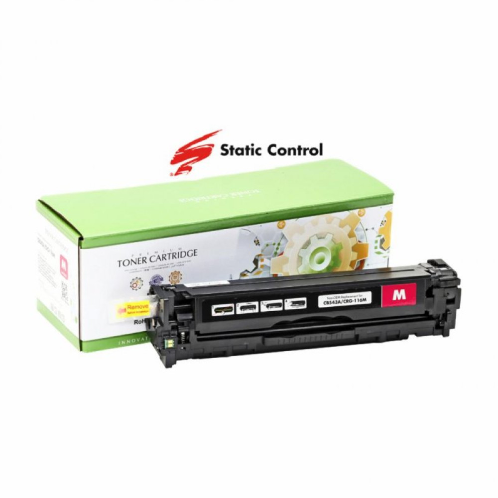 Картридж Static Control HP CLJ CB543A/CE323A/CF213A 1.4k magenta (002-01-VU543AU)