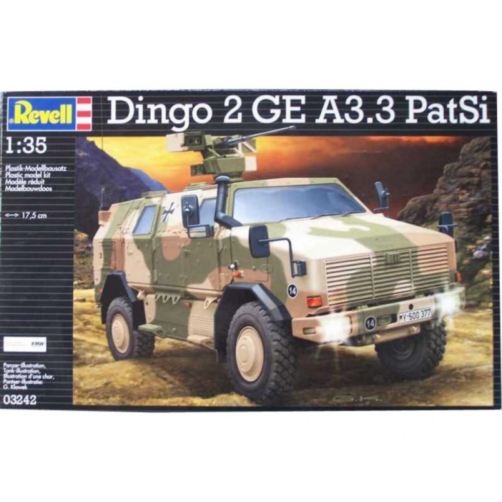 Сборная модель Revell Бронеавтомобиль ATF Dingo 2 GE A3.3 PatSi 1:35 (3242)