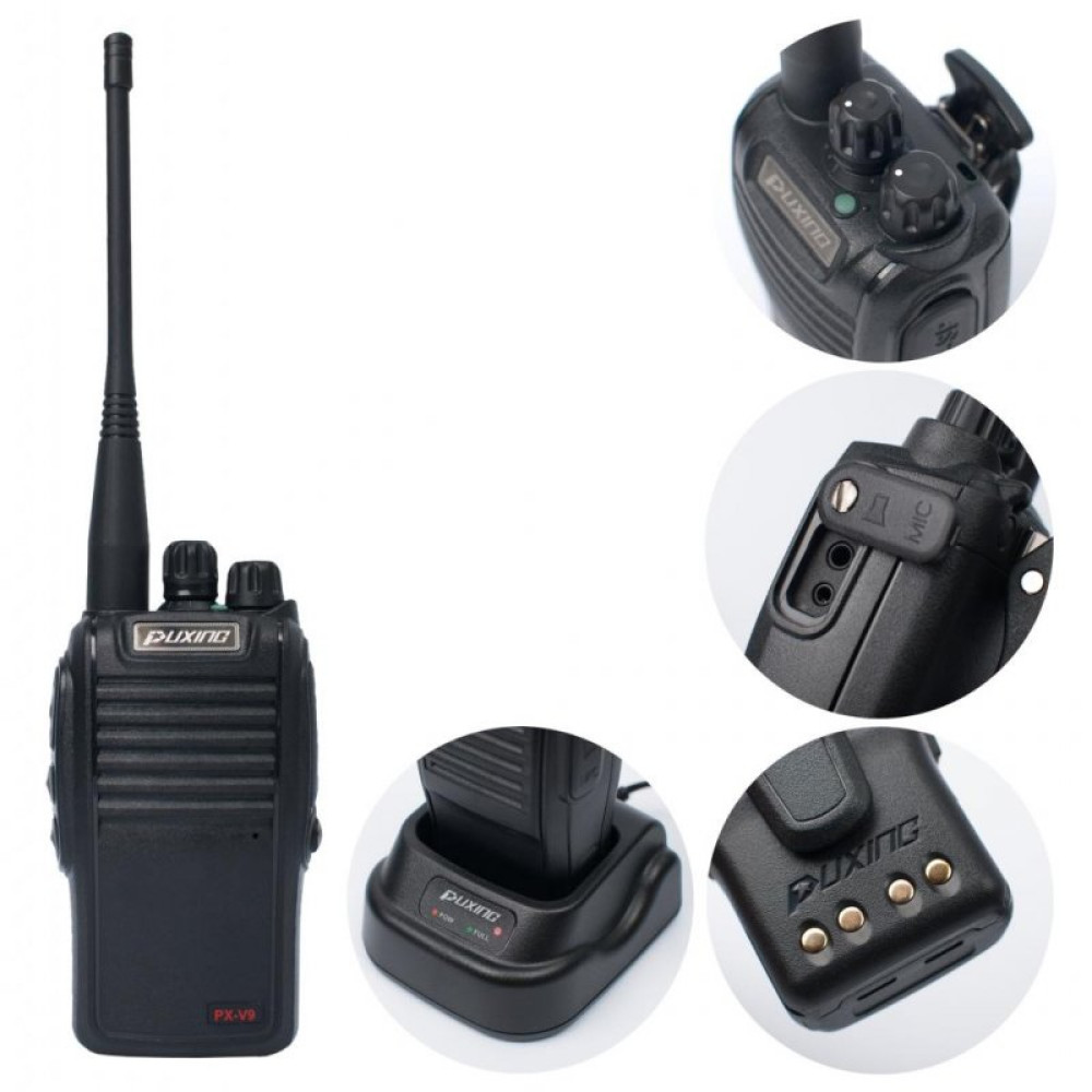 Портативная рация Puxing PX-V9 (400-470MHz) 1200MAh LiIon (PX-V9_UHF)