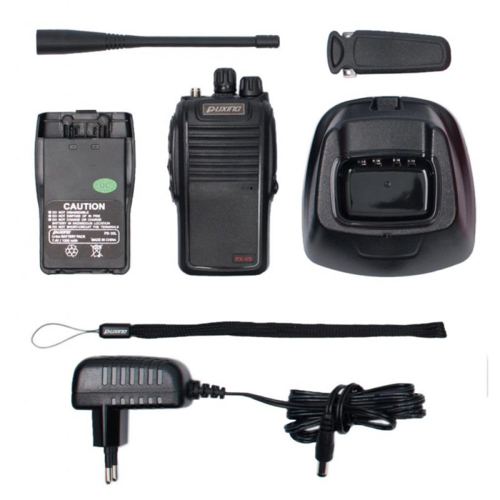 Портативная рация Puxing PX-V9 (400-470MHz) 1200MAh LiIon (PX-V9_UHF)