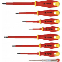 Набір викруток Topex 1000В, 8 шт. (39D674)