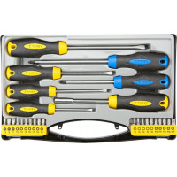 Набор отверток Topex и насадки, 27 шт. (39D887)