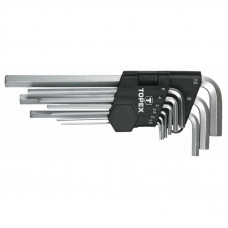 Набір інструментів Topex ключі шестигранні HEX 1.5-10 мм, набір 9 шт. (35D956)