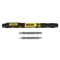 Отвертка Stanley карманная с 2-мя двусторонними вставками (66-344M)