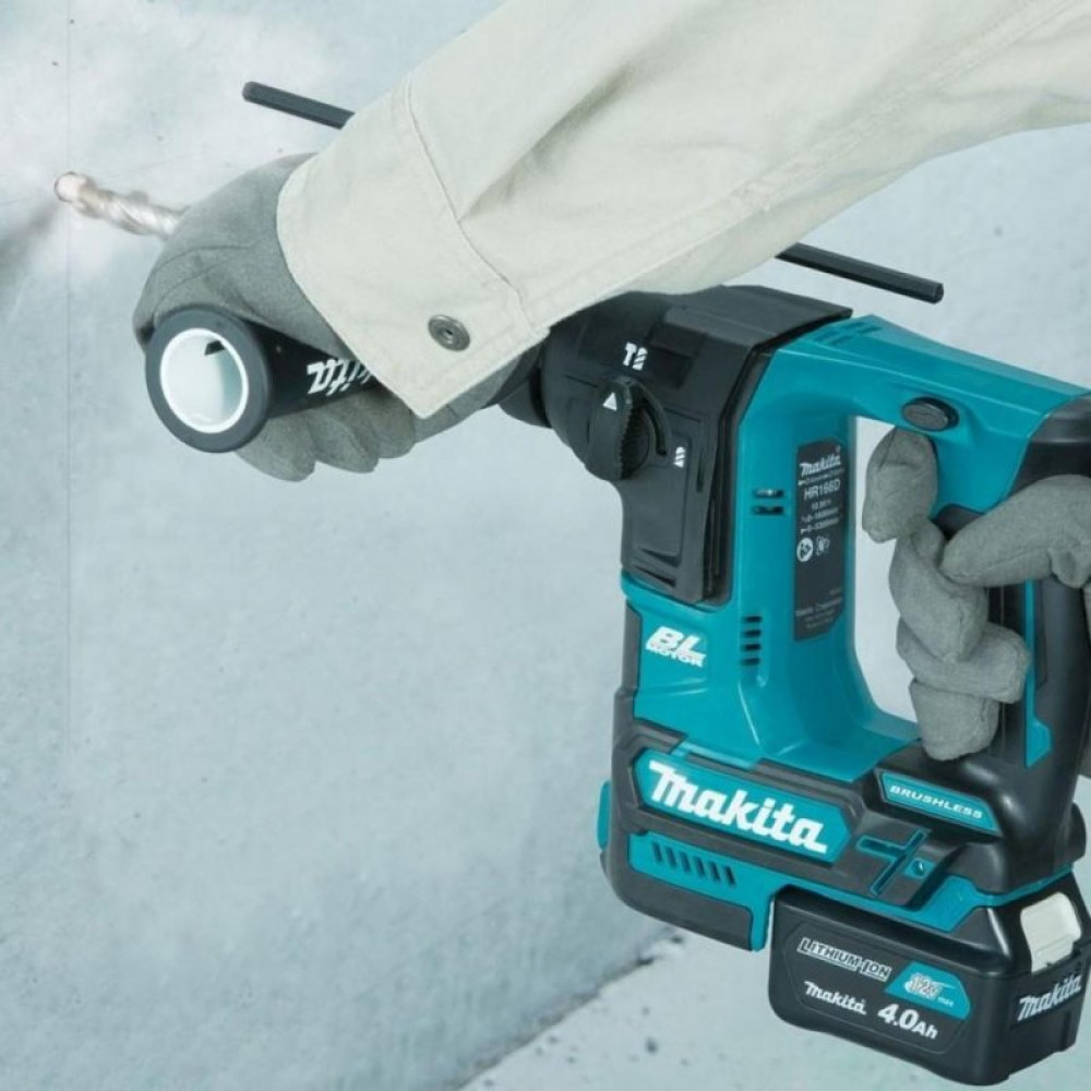 Перфоратор Makita SDS-Plus CXT Slider, 2Аг х 2шт, кейс, аксесуари (HR166DWAE1)