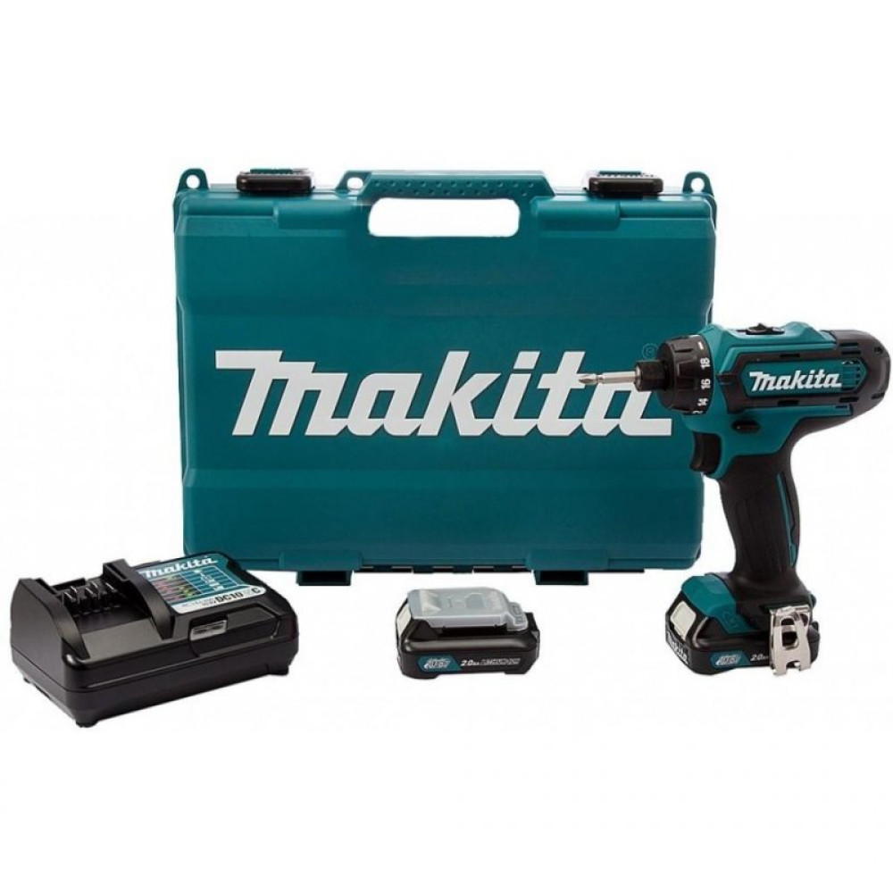 Шуруповерт Makita CXT Slider, 2Аг х 2шт, кейс, 30 / 14Нм (DF031DSAE)