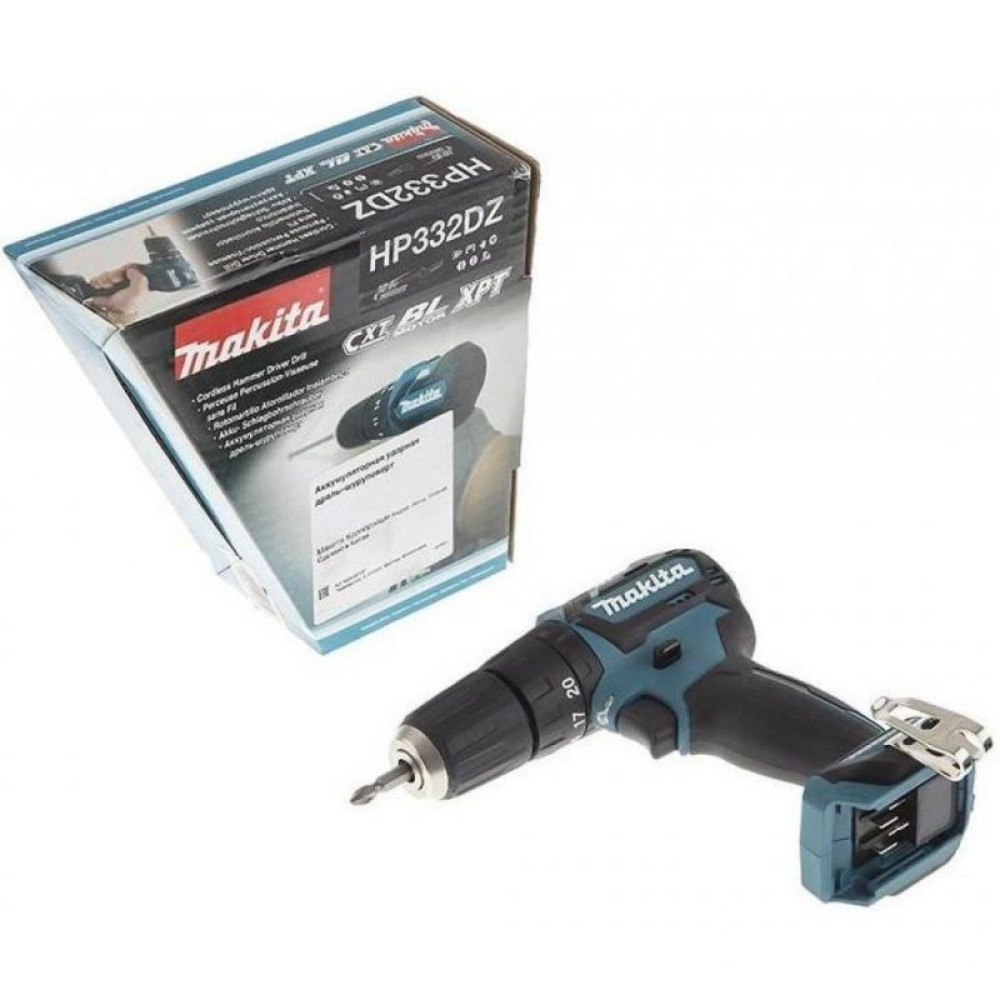 Шуруповерт Makita CXT Slider, 35/21Нм (без АКБ та БП) (HP332DZ)