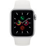 Смарт-часы Apple Watch Series 5 GPS, 40mm Silver Aluminium Case with White Sp (MWV62GK/A)