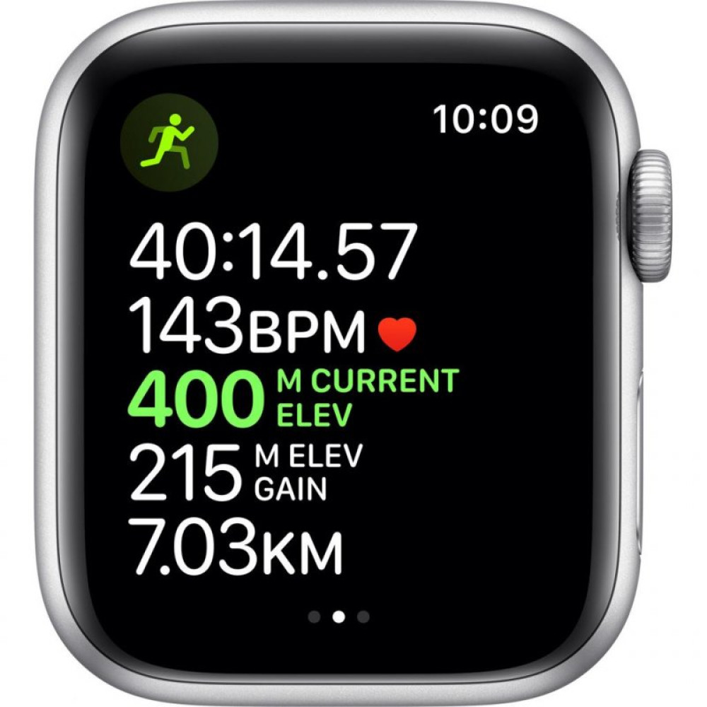 Смарт-часы Apple Watch Series 5 GPS, 40mm Silver Aluminium Case with White Sp (MWV62GK/A)