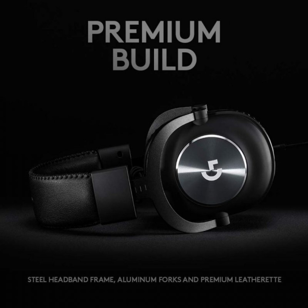 Наушники Logitech G PRO X Gaming Headset BLACK USB (981-000818)